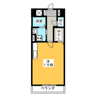 クレスト【1階】の間取り