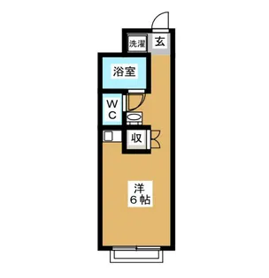 東京都武蔵野市中町3【アパート】の間取り