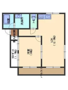 サンライフ新井町【1階】の間取り