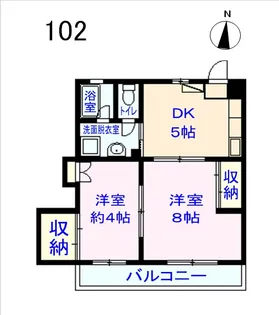 シャルムミツワ【1階】の間取り