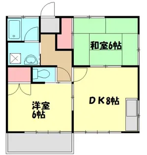 コーポ奥津【2階】の間取り