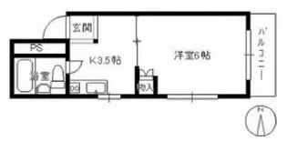 ロイヤル隅の浜【3階】の間取り