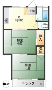 コーポ高田【2階】の間取り
