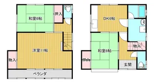 新潟県新潟市中央区古町通10番町【一戸建】の間取り