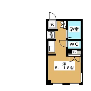 エミュウビル西千葉【4階】の間取り