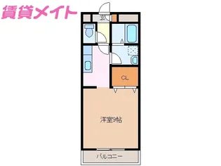 ハートランド栗真【1階】の間取り