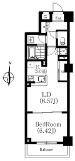 東京都渋谷区松濤1【マンション】の間取り