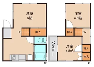 千葉県松戸市栄町6【一戸建】の間取り