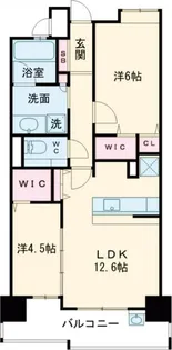 アクタス籠町グランミライ【5階】の間取り