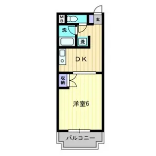 アルファ東古松II【1階】の間取り