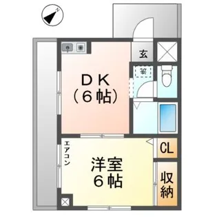 セゾン新清洲【3階】の間取り