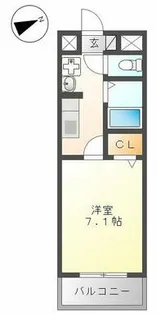 エントピア美笠【2階】の間取り