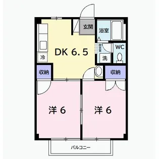 ファーストヒルズA【2階】の間取り