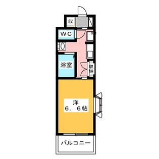 プライムコート中野【2階】の間取り
