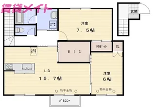 ハイコーポオータニ【2階】の間取り