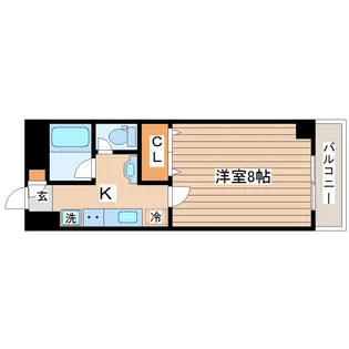 グランメゾン七福【4階】の間取り