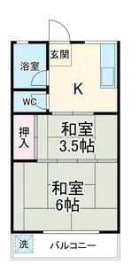 マツヤハイツ【2階】の間取り