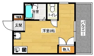 信和ビル【4階】の間取り