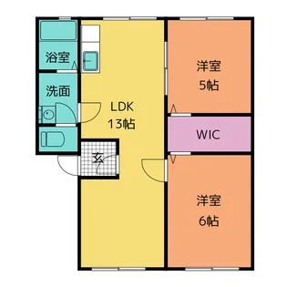 アーバンハイツ A棟【1階】の間取り