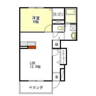 ルサルカ【1階】の間取り