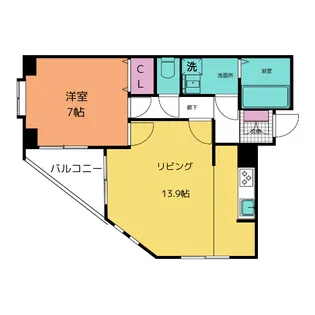 Ceres平針 新館【2階】の間取り
