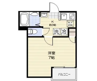 東京都練馬区練馬2【アパート】の間取り