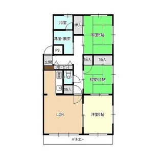 高沢アベニュー【3階】の間取り