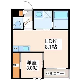 G-smart横手【2階】の間取り