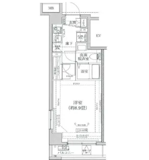 東京都墨田区八広6【マンション】の間取り