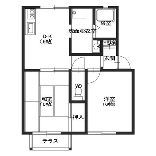 第一セジュール【2階】の間取り