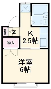 和泉荘【1階】の間取り