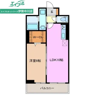 ラフィーネ【9階】の間取り