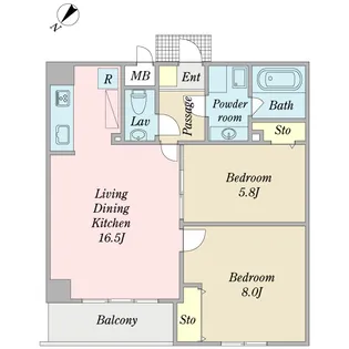 Lapis hills【2階】の間取り