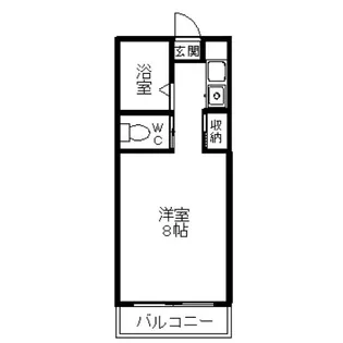 博重マンション【2階】の間取り