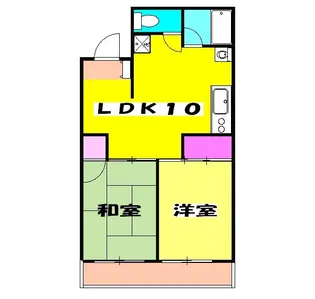 ハイム櫛引【3階】の間取り