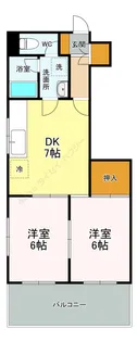 ジュネパレス藤沢【1階】の間取り