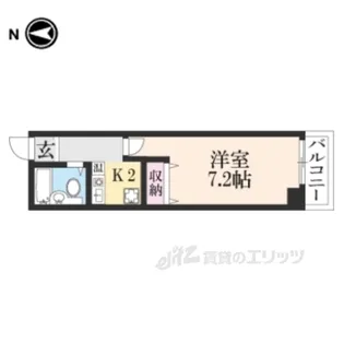 T・Oコーポ石山B棟【2階】の間取り
