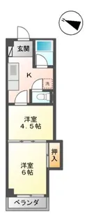 2Kの間取り画像