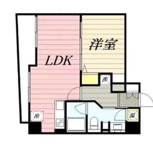 東京都中央区新川2【マンション】の間取り