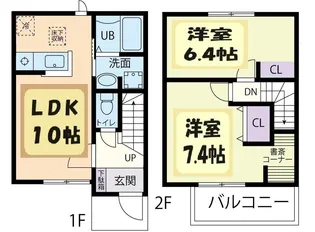 栃木県足利市利保町1【アパート】の間取り