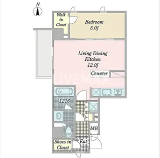 DeLCCS両国(デルックス)【7階】の間取り