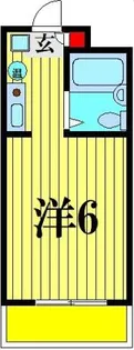 パークヴィラ千人町【1階】の間取り