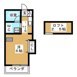 コーポヤマト・グランデ【1階】の間取り