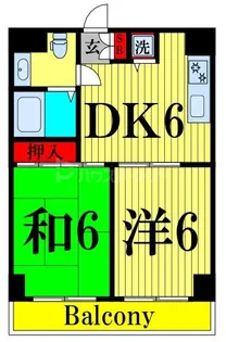 パークサイド関【2階】の間取り