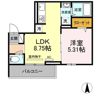 ホライゾン2【2階】の間取り