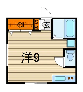 1Rの間取り画像