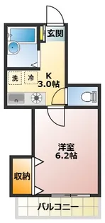 ドラセナ富士見【1階】の間取り