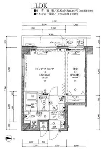 パレステュディオ大森WEST【4階】の間取り