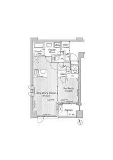 東京都港区白金台2【マンション】の間取り