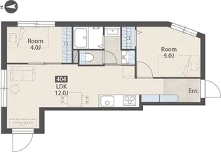 サクシードレジデンス中落合【4階】の間取り
